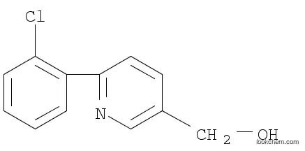 Molecular Structure of 887974-37-0 ([6-(2-CHLOROPHENYL)PYRIDIN-3-YL]METHANOL)